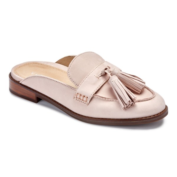 Vionic Flats Ireland - Reagan Nubuck Mule Pink - Womens Shoes Ireland | MTOZK-1805